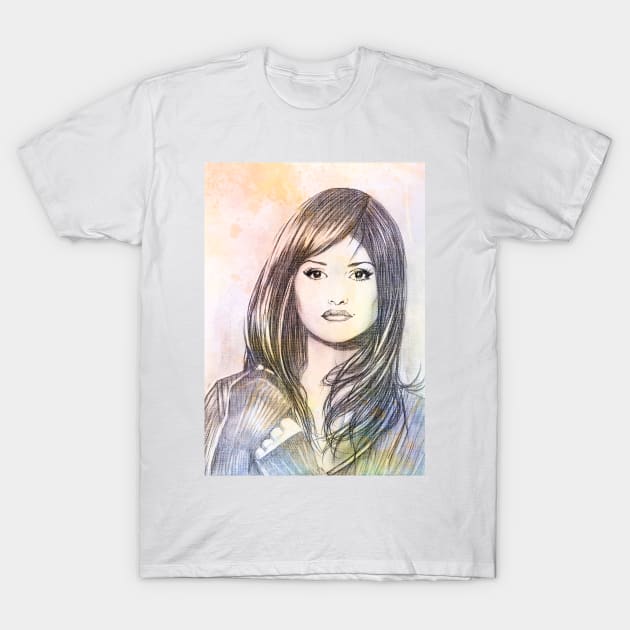 Penelope Cruz T-Shirt by Svetlana Pelin